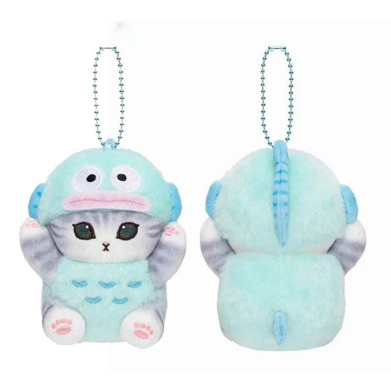 Mofusand Anime Plush Keychain Cute Cat Bag Charm
