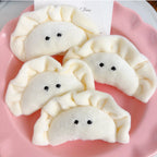 Soft Plush Dumpling Keychain Cute Food Bag Charm