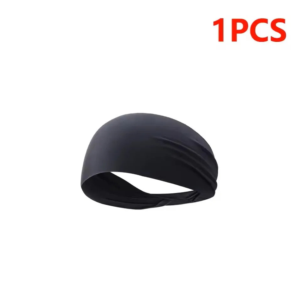 Elastic Sports Sweat Wicking Headband for Running & Yoga