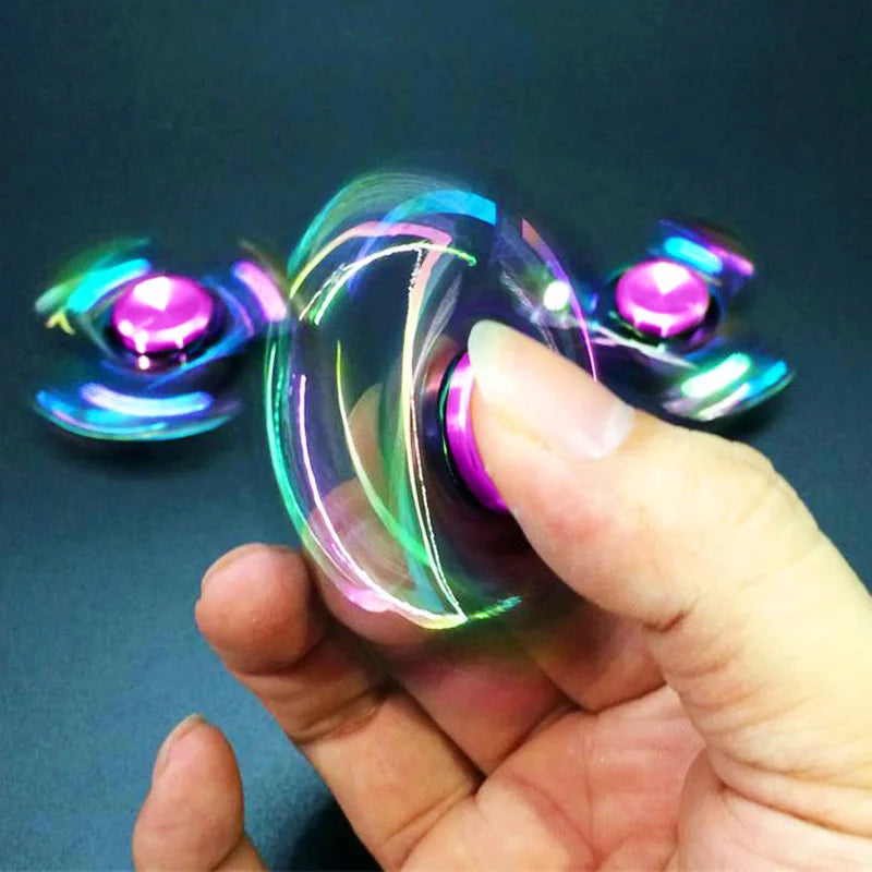 Colorful Metal Fidget Spinner – Stress Relief Toy