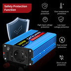 3000W DC 12V to AC 220V 50hz Pure Sine Wave Inverter Power Inverter Charger  Adapter Universal Socket