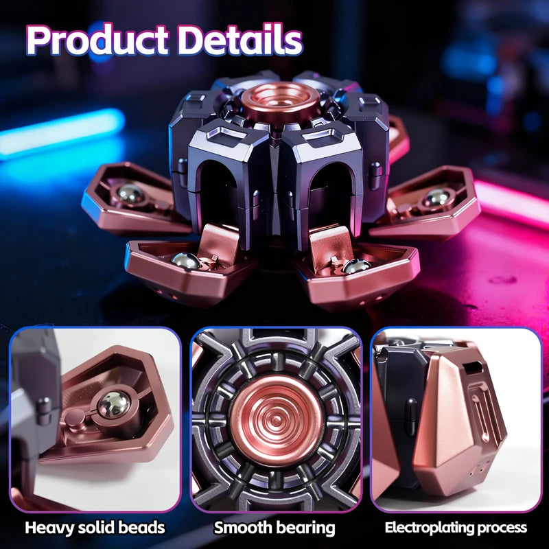 Creative EDC Hand Spinner DIY Fingertip Gyroscope Stress Relief Toy