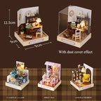 Wooden Miniature Doll House DIY 3D Puzzle Building Kit