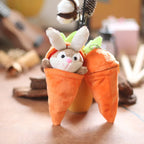 Rabbit Carrot Plush Pendant Detachable Rabbit Carrot Pendant