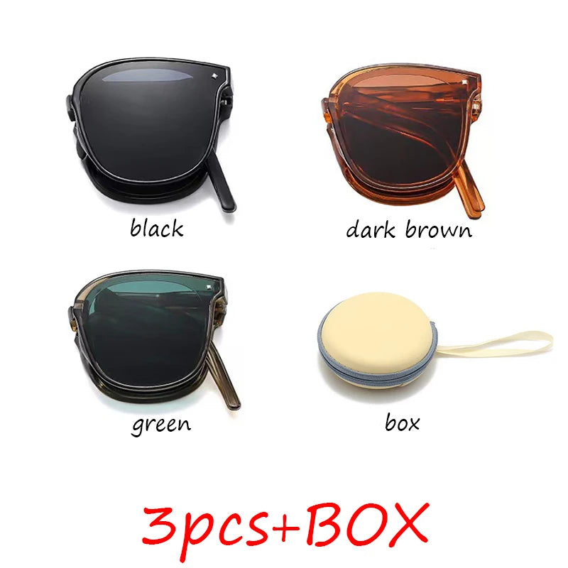 Folding Ultra Light UV400 Sunglasses for Men & Women