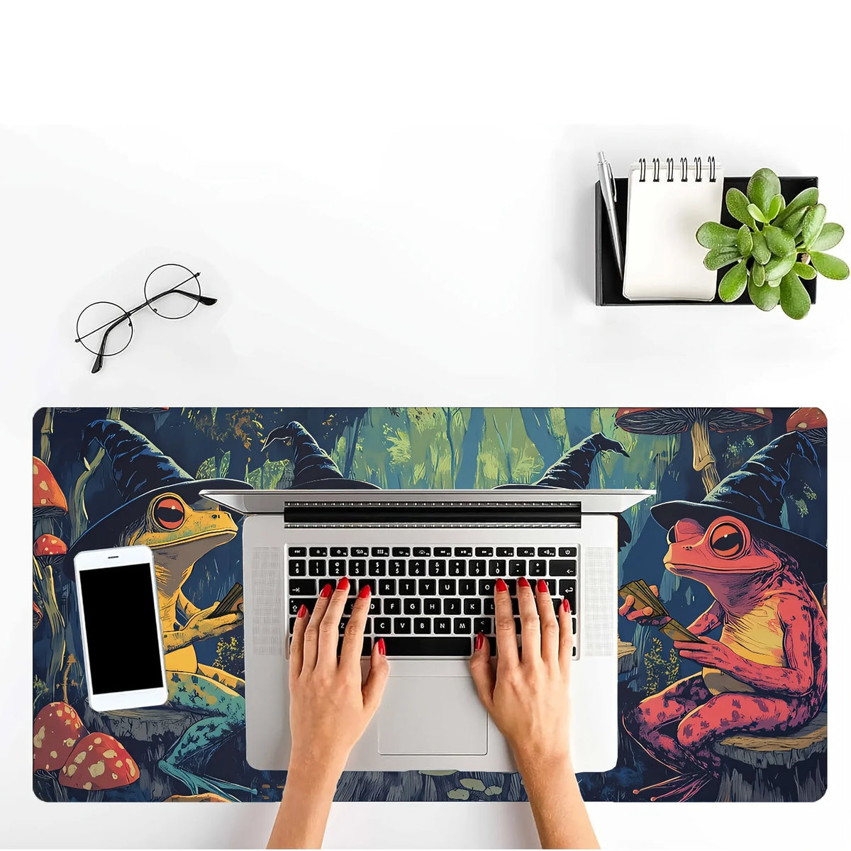 Magic playmat gathering gaming mats Frog Wizard theme anime desk mat Desk accessories 35X60cm mouse mat Raccoon tapete magic mat