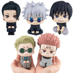 10cm Jujutsu Kaisen Anime Figure Look Up Chousou Action Figure Q Version Satoru Gojo/Geto Suguru Figurine PVC Collection Toys