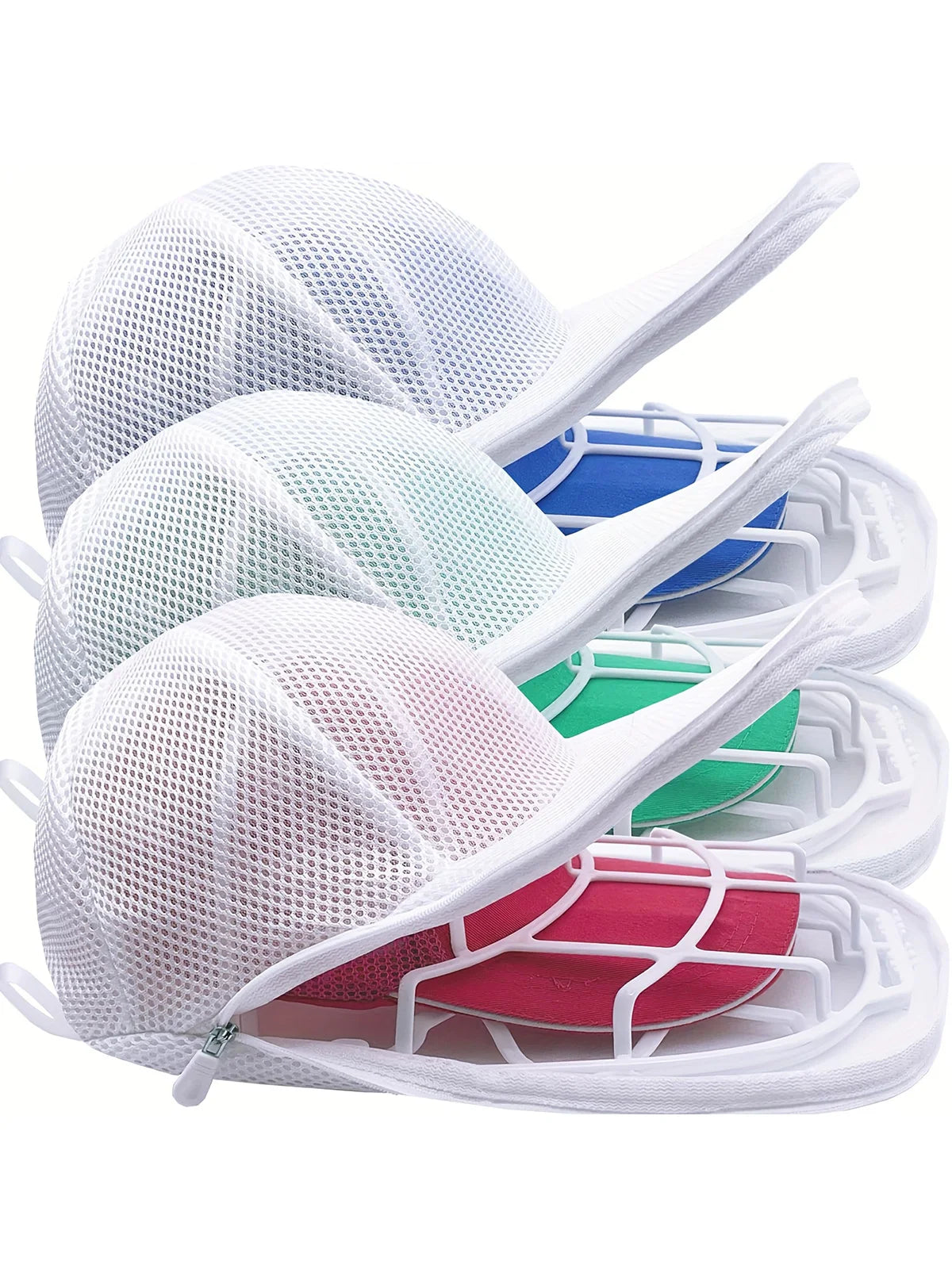 2Pcs/set Hat washing set, baseball duckbill cap, washing and sun drying integrated, non deformed machine wash protective rack