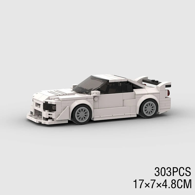 Supra Racing Car Building Blocks Vehicle Construction Toy Kit