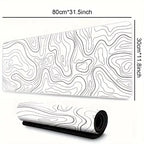CIFBUY Extra Large Gaming Mouse Pad Stitched Border PC Keyboard Desk Mat Low Friction Non-Slip Rubber Base Home Office Laptop