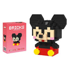 Disney 214 style Winnie LinaBell StellaLou Building Blocks Princess Cartoon Figrues Bricks Children's Assembly Toys Model Gift