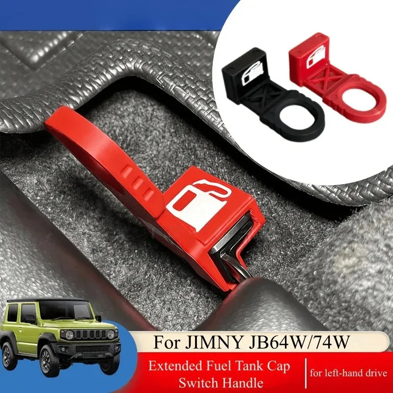 Fuel Tank Cap Release Extension Handle, Left Hand Drive Only for Suzuki Jimny JB64 JB74 2019-2025, Easy Install Pull Handle