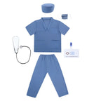 Kids Doctor Nurse Cosplay Costume – Surgical Uniform Role Play Outfit