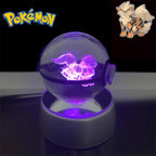 Pokémon 3D Crystal Poké Ball LED Night Light Collectible Figure