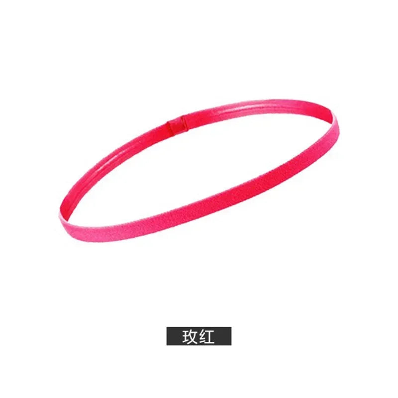 4-Pack Non-Slip Elastic Sports Headbands for Men & Women