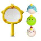 Baby Cute Animals Bath Toy LED Light Up Toys Swimming Water Soft Rubber Float Induction Luminous Duck for Kids Play Funny Gifts