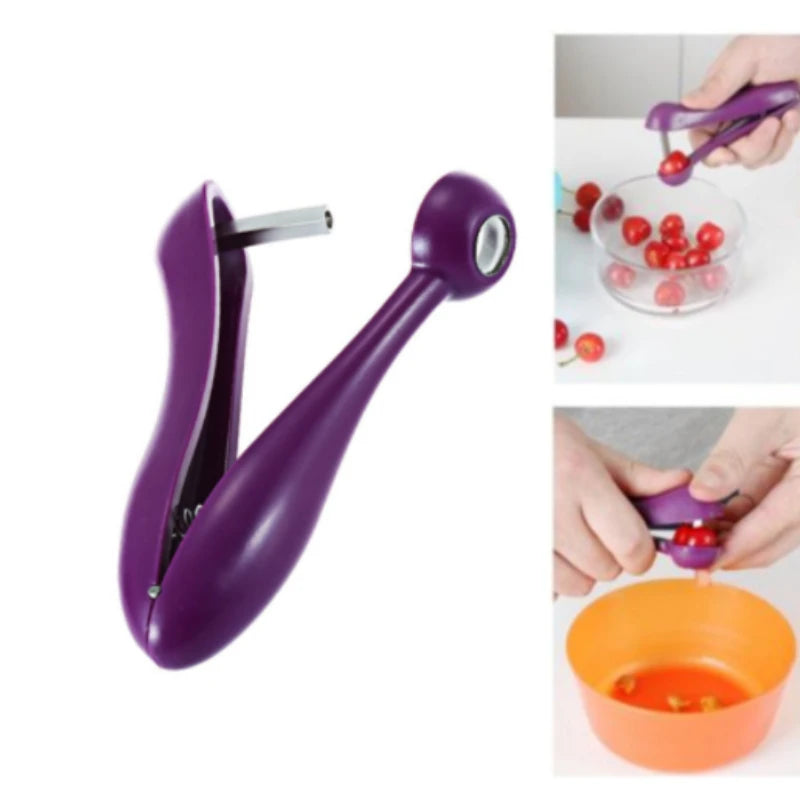 Manual Cherry Pit Remover – Cherry & Olive Seed Removal Tool