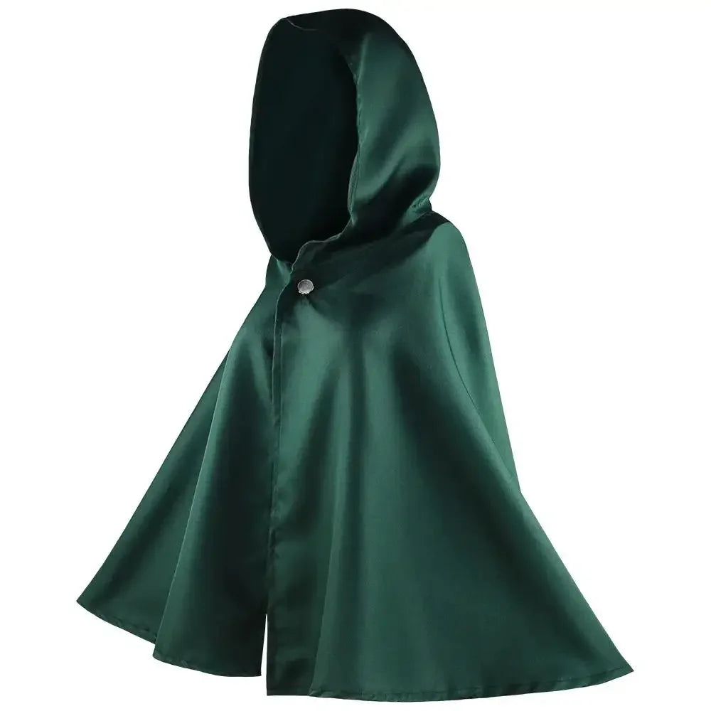 New Anime Attack Cloak Shingeki No Kyojin Scouting Legion Cosplay Costume Cos Green Cape Mens Clothes Cosplay Costume Women