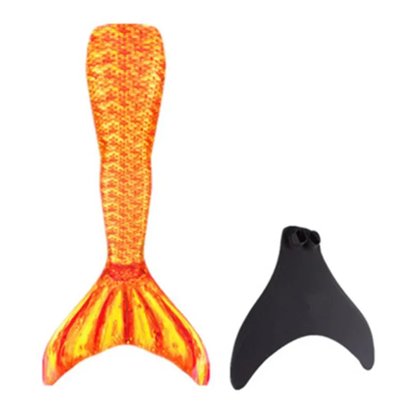 New Kids Adult Swimming Mermaid tail Girl Mom Cosplay Mermaid Costume Children Party Gift Fantasy Swimsuit With Monofin Fin