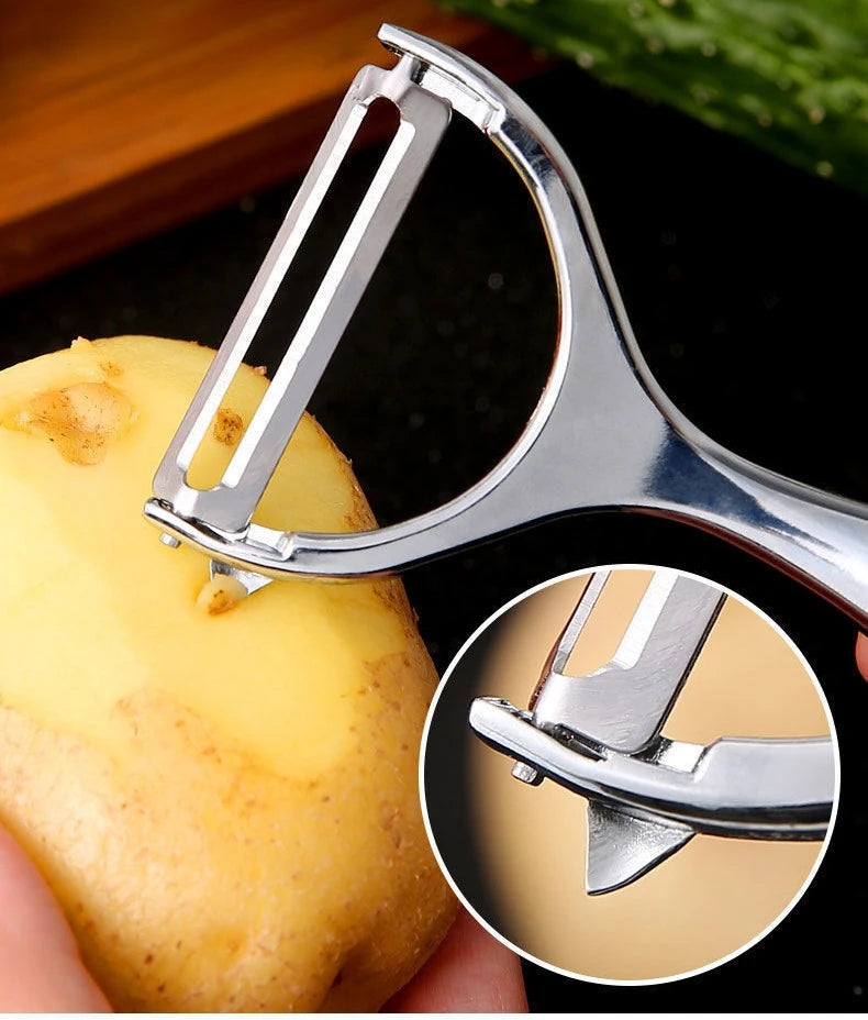 Vegetable Peeler – Stainless Steel Multi Function Kitchen Tool