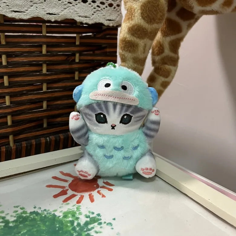 Kawaii Mofusand Sanrio Plush Keychain Anime Bag Charm