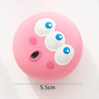 Squeaky Rubber Dog Ball for Interactive Chewing and Teeth Cleaning