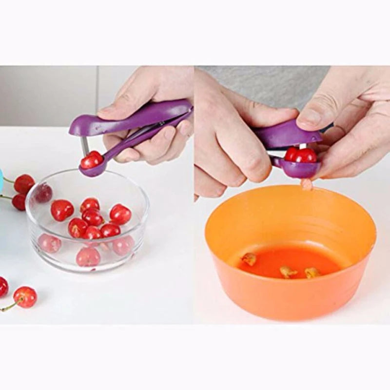 Manual Cherry Pit Remover – Cherry & Olive Seed Removal Tool