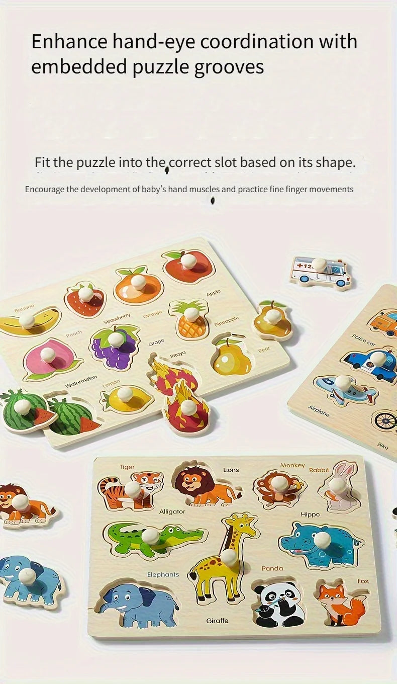 Montessori Geometry Shape Matching Puzzle Board