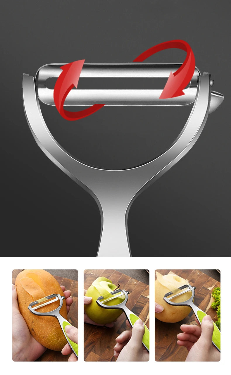 Vegetable Peeler – Stainless Steel Multi Function Kitchen Tool