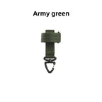 Tactical MOLLE Keychain Gear Clip Belt Holder for Outdoor EDC
