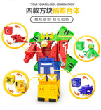 Math Cube Transformation Robot Toy