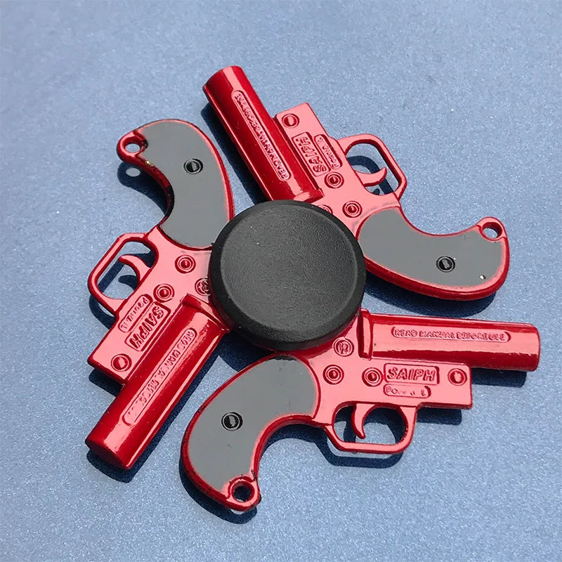 Colorful Zinc Alloy Fidget Spinner Smooth Bearing Hand Gyro Toy