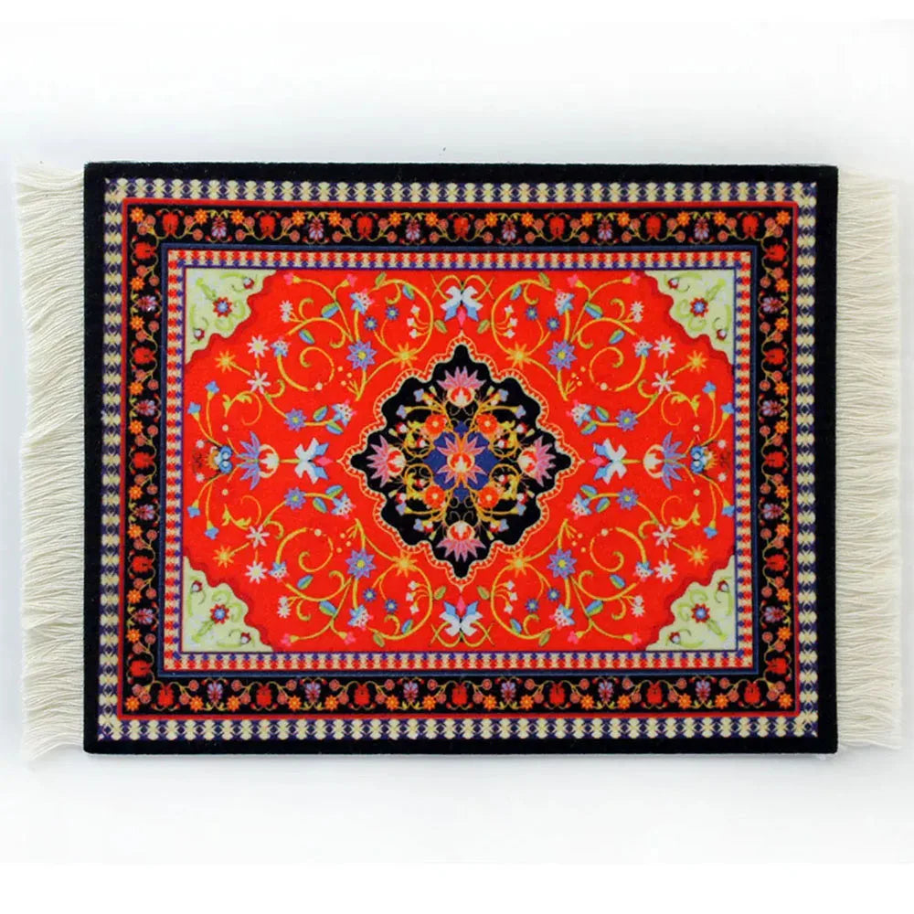 Mousepad Meal Mat Persian Carpet Style Rubber Anti-slip Durable Printing Rectangle Gaming Mouse Pads Coaster