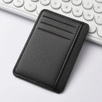 Men's Slim Minimalist Front Pocket Wallets RFID Blocking Credit Card Holder Portable Leather Wallets