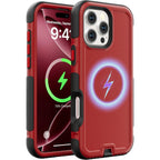 For MagSafe Heavy-Duty OTT Armor Phone Case For iPhone 18/17/16/15/14 Pro Max Plus Magnetic Military Grade Drop Protection Cover