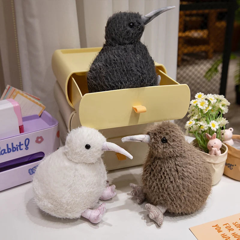 Soft Simulation Kiwi Bird Plush Toys 20-35cm Cute Stuffed birds Animals Soft Doll Kids Toys for Children Birthday Gift