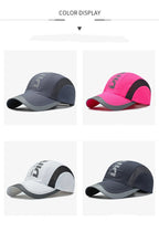 Quick Dry Breathable Mesh Baseball Cap for Summer Outdoor Sports