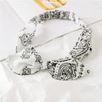 Boho Cross Knot Elastic Headband for Women
