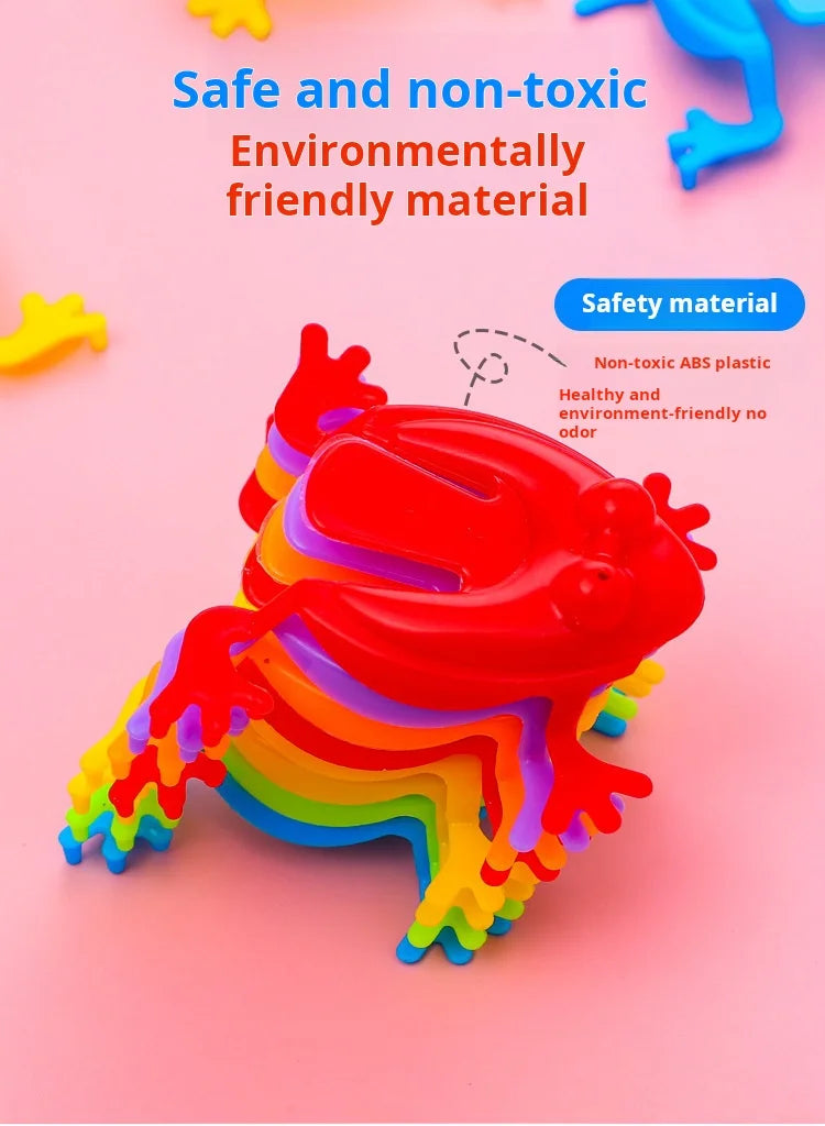 20PCS Colorful Jumping Frog Bouncing Toy Set for Kids