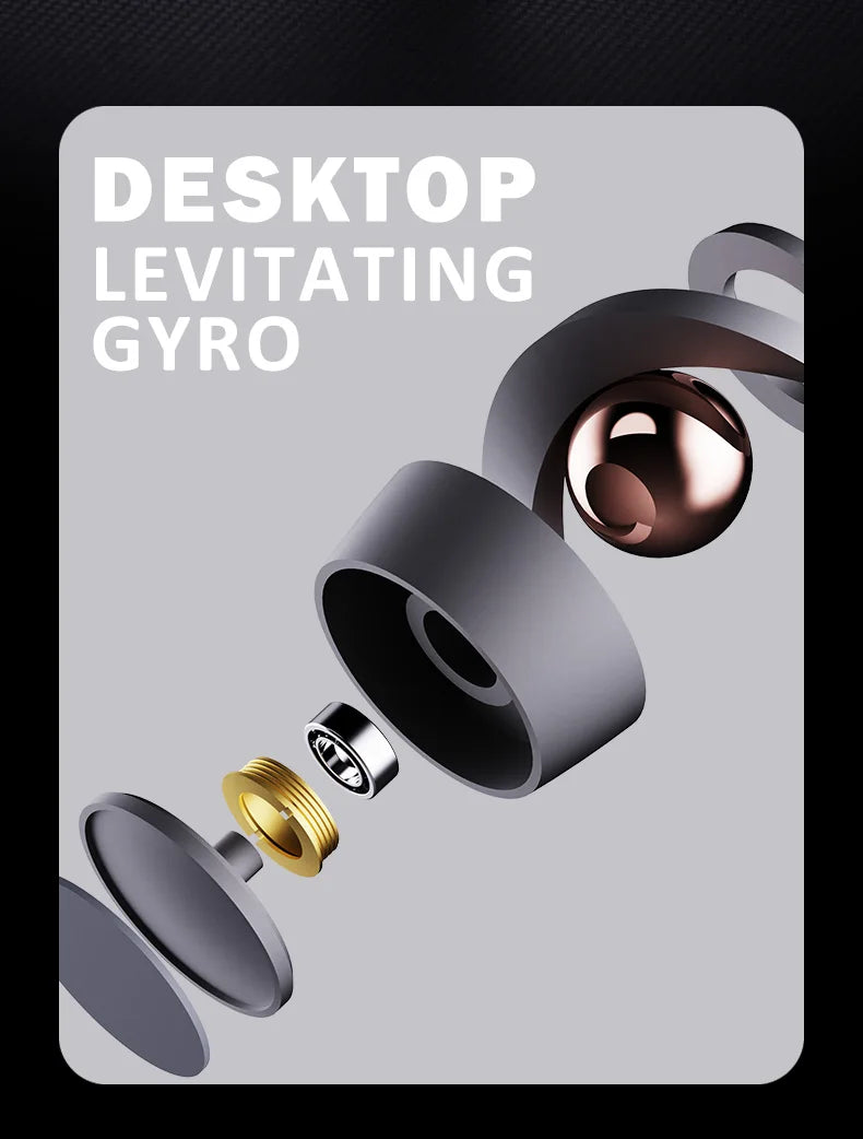 Suspended Spinning Top with Visual Effect Stress Relief Focus Tool Adults & Kids Suspended Gyroscope Fidget Spinner  Fidget toy