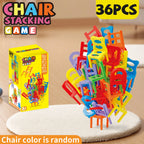Educational Chair Stacking Balance Building Blocks Toy Set