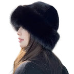 Plush Warm Mongolian Fur Winter Hat with Ear Protection