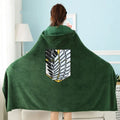Attack on Titan Survey Corps Blanket Cloak Hoodie