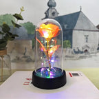 Rose Light Beautiful Realistic Looking Night Light Rose Eternal Flower Party Supplies LED Simulation Rose Flower Valentine's Day