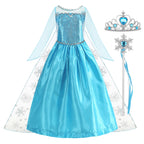 Girl Vestidos Costume Kid Dress Halloween Cosplay Children Birthday Carnival Party Dress Up 2-10 Year