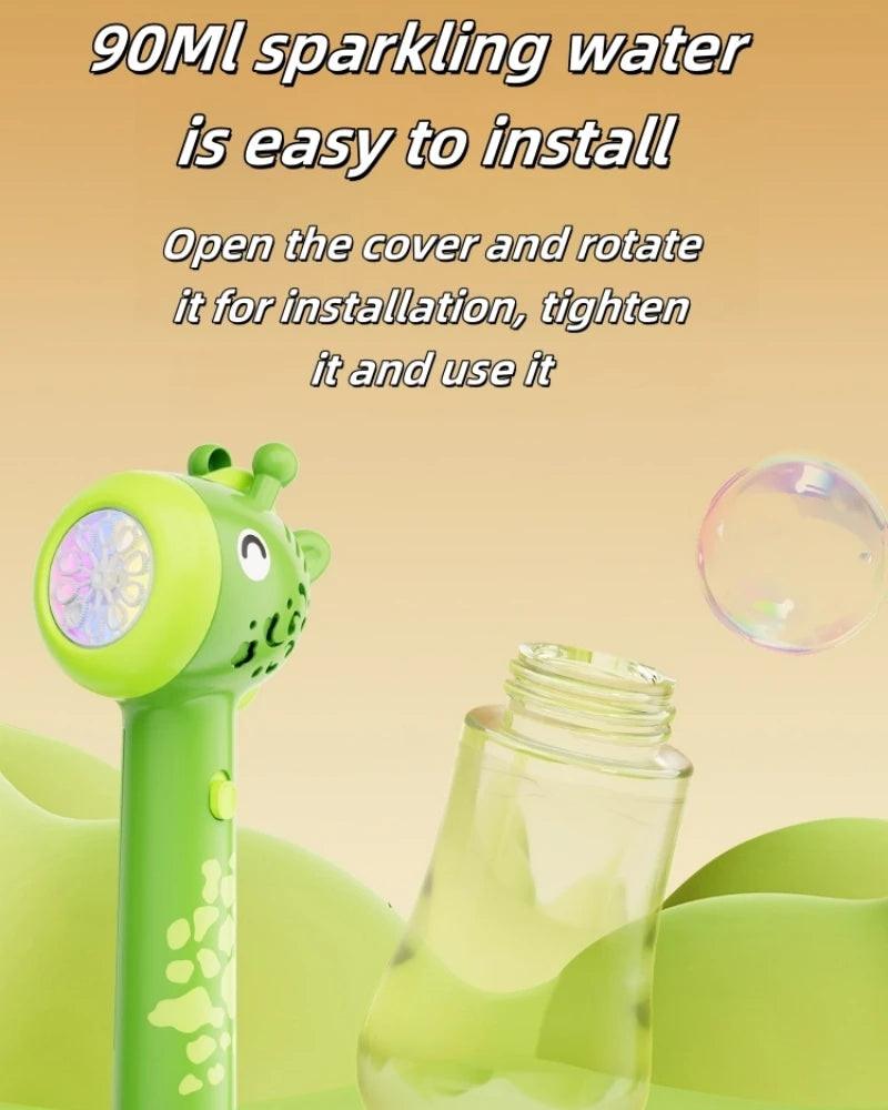 Cartoon Dinosaur & Giraffe Automatic Bubble Blowing Machine