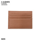 Custom Company Logo Cowhide Card Holder Woman Man Fashion Slim Mini Card Bag Genuine Leather Engrave Name Luxury Casual Purse