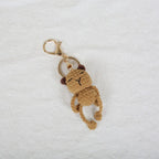 Mini Animal Crochet Keychain Cute Knitted Doll Keyring