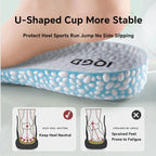 EVA Material Invisible Height Increase Insoles For Shoes Breathable Shock Absorption Comfortable For Women Men