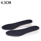 1Pair EVA Shock Absorbing Height Increase Insoles Casual Sports Shoes Insole for Feet Shoe Pads 2.3/3.3/4.3cm Growing Shoe Sole